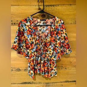 SHEIN Floral blouse brand new